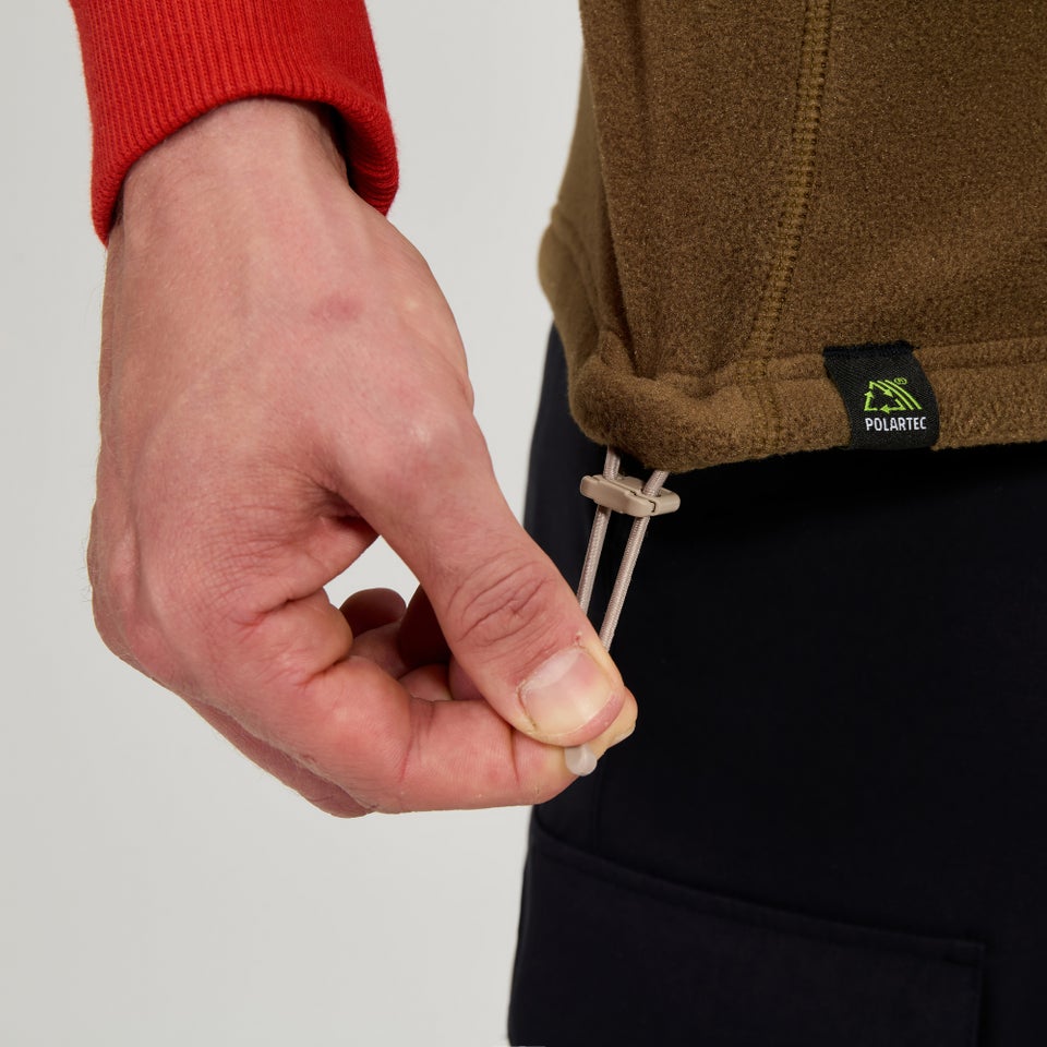 Men's Prism InterActive Polartec Fleece Gilet - Brown