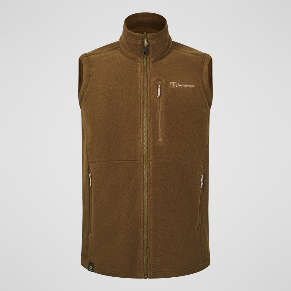 Men's Prism InterActive Polartec Fleece Gilet  - Brown