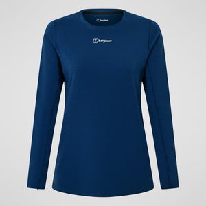 Berghaus Delta Langarm-Shirt für Damen - Blau