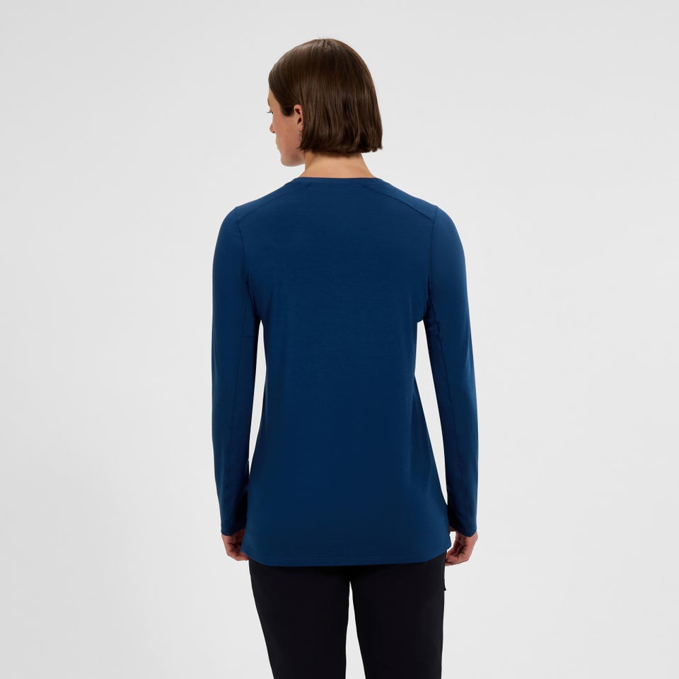 Berghaus Delta Langarm-Shirt für Damen - Blau