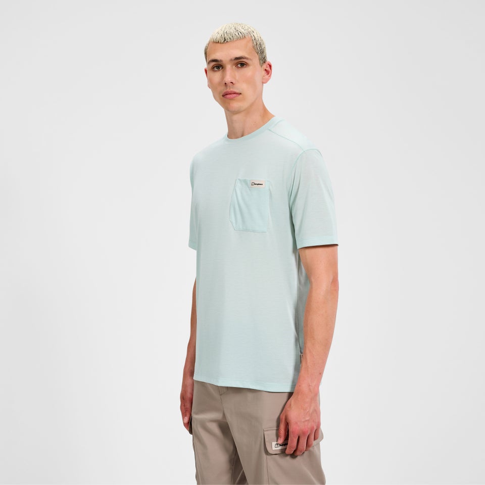 Men's Relaxed Short Sleeves Tech Tee - Green