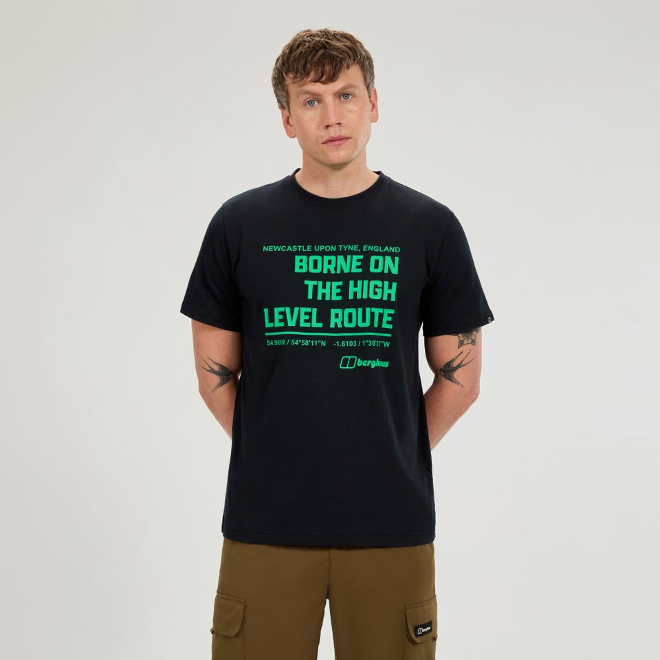 Men's High Level Route Tee - Black
