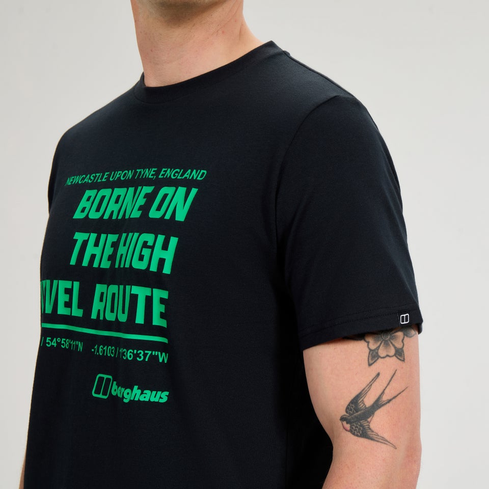 Men's High Level Route Tee - Black