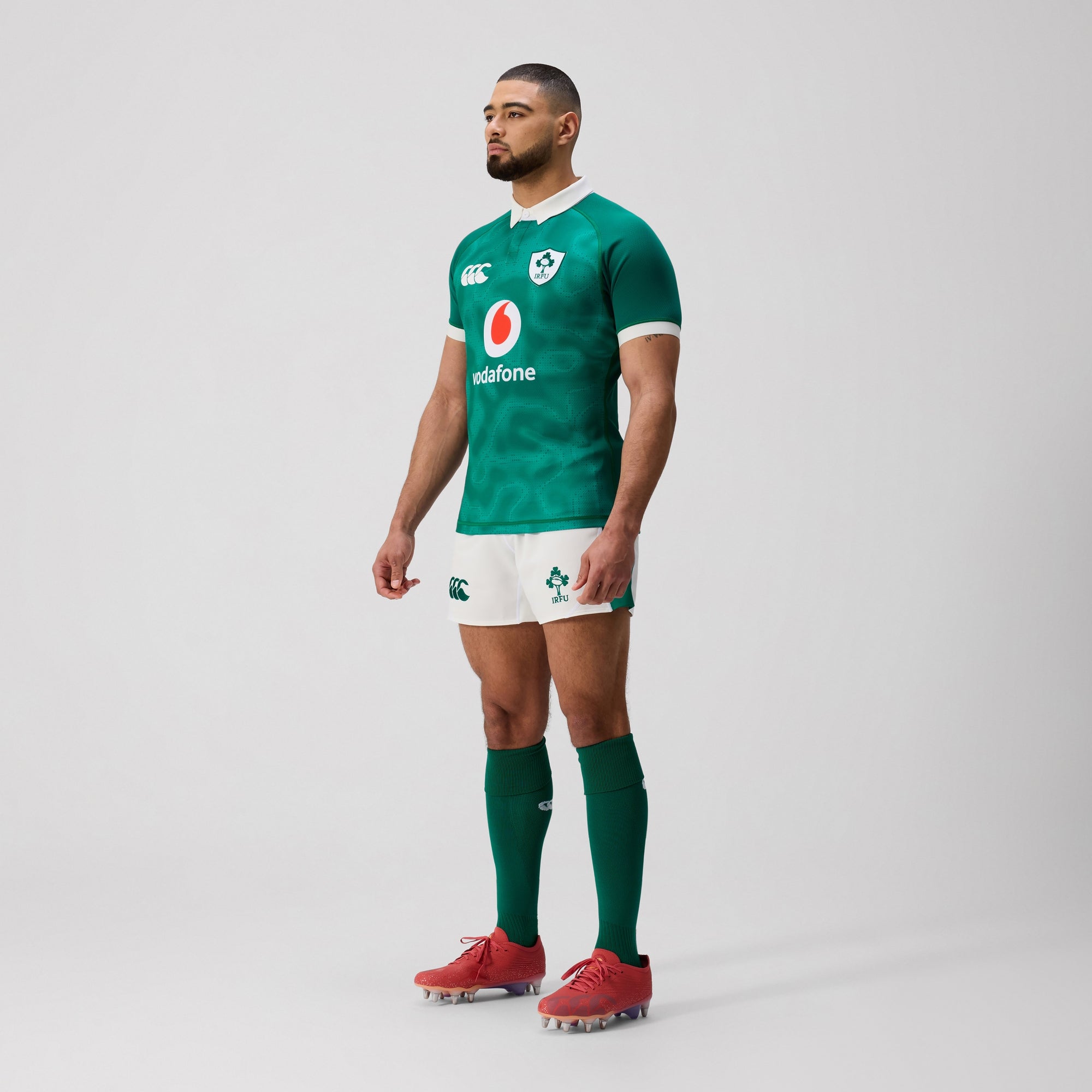 CANTERBURY - Canterbury イングランド代表 Alternate ユニフォーム Mens Ireland Alternative Test Jersey White/Green | Canterbury
