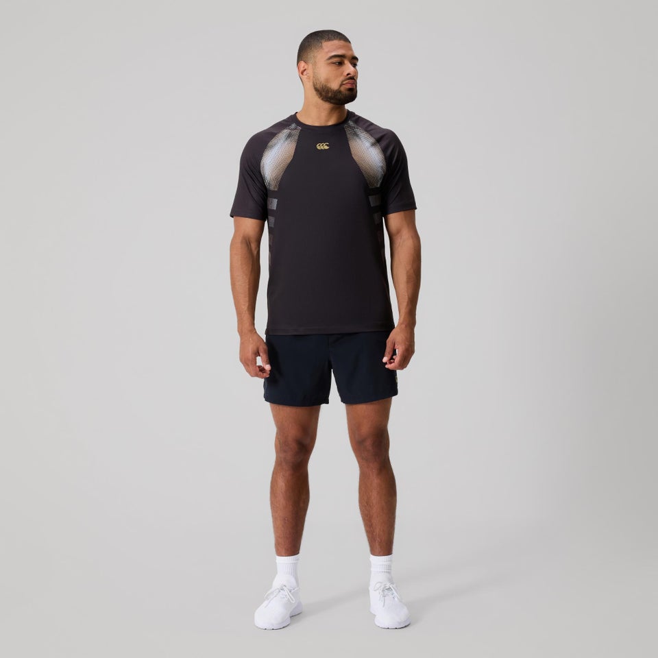 MENS TEMPO+ TRAINING T-SHIRT BLACK
