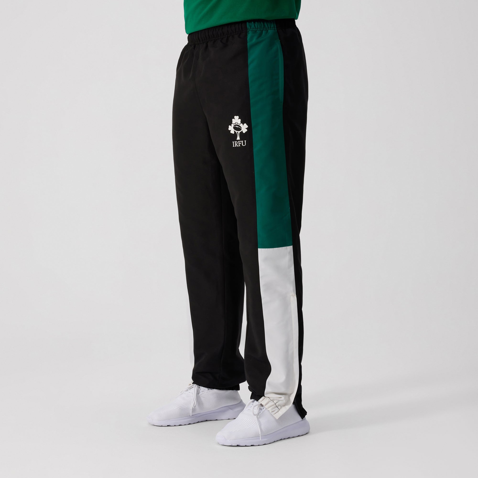 Mens Ireland Legends Trackpant Black/Green | Canterbury