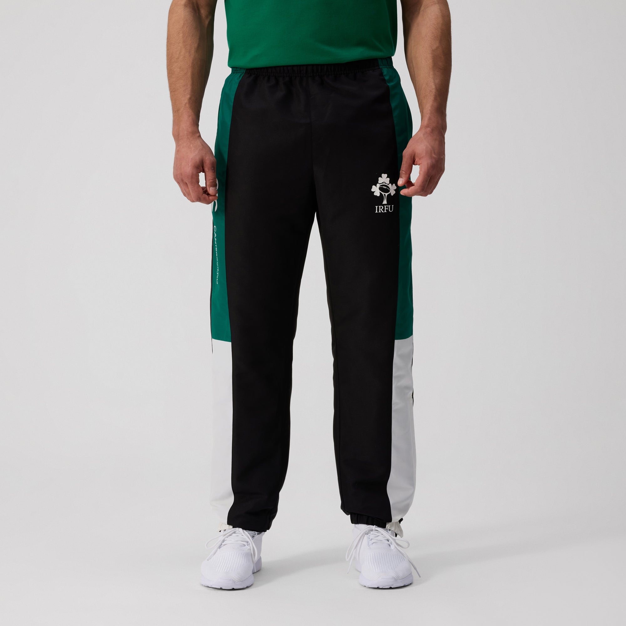 Mens Ireland Legends Trackpant Black/Green | Canterbury