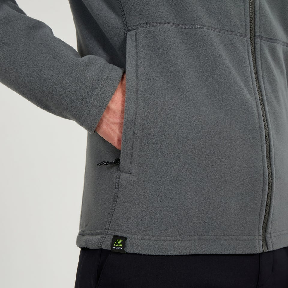 Men's Prism Micro InterActive Polartec Fleece Jacket  - Grey