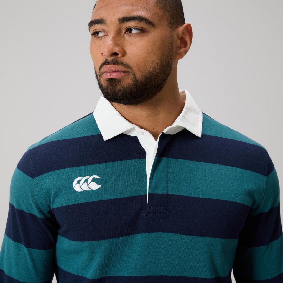 MENS FUNDAMENTALS STRIPE RUGBY BALSAM
