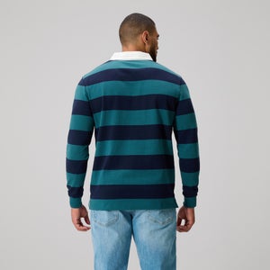 MENS FUNDAMENTALS STRIPE RUGBY BALSAM