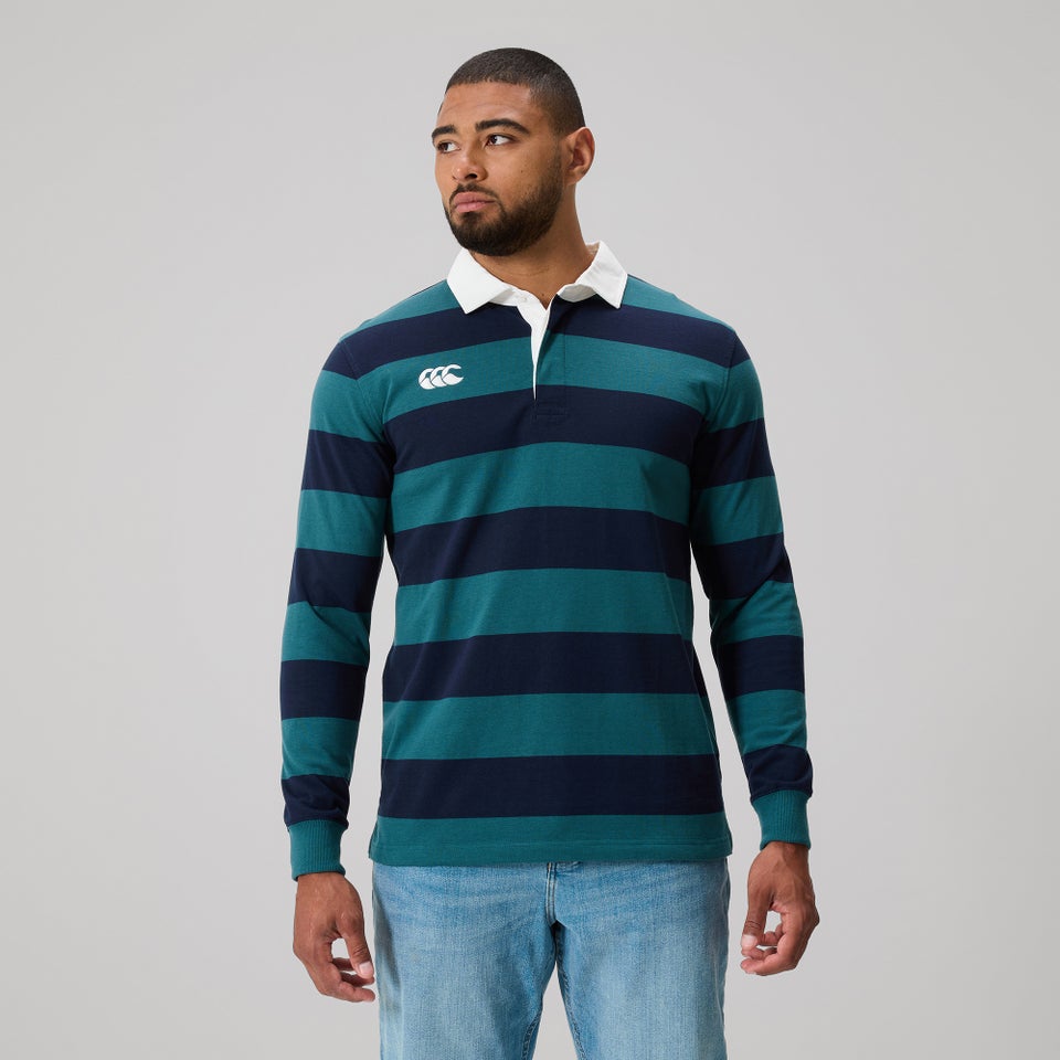 MENS FUNDAMENTALS STRIPE RUGBY BALSAM