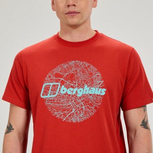 Men's Map Of The Toon Tee - Orange