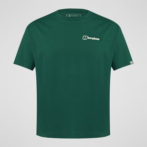 BERGHAUS U NATIONAL GRID TEE GRN/GRN - L