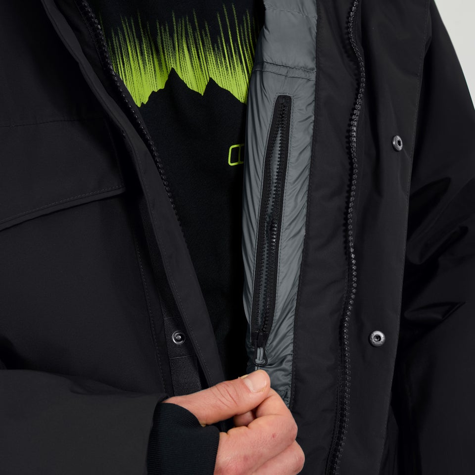 Fernly Gore-Tex Daunenparka für Herren - Schwarz