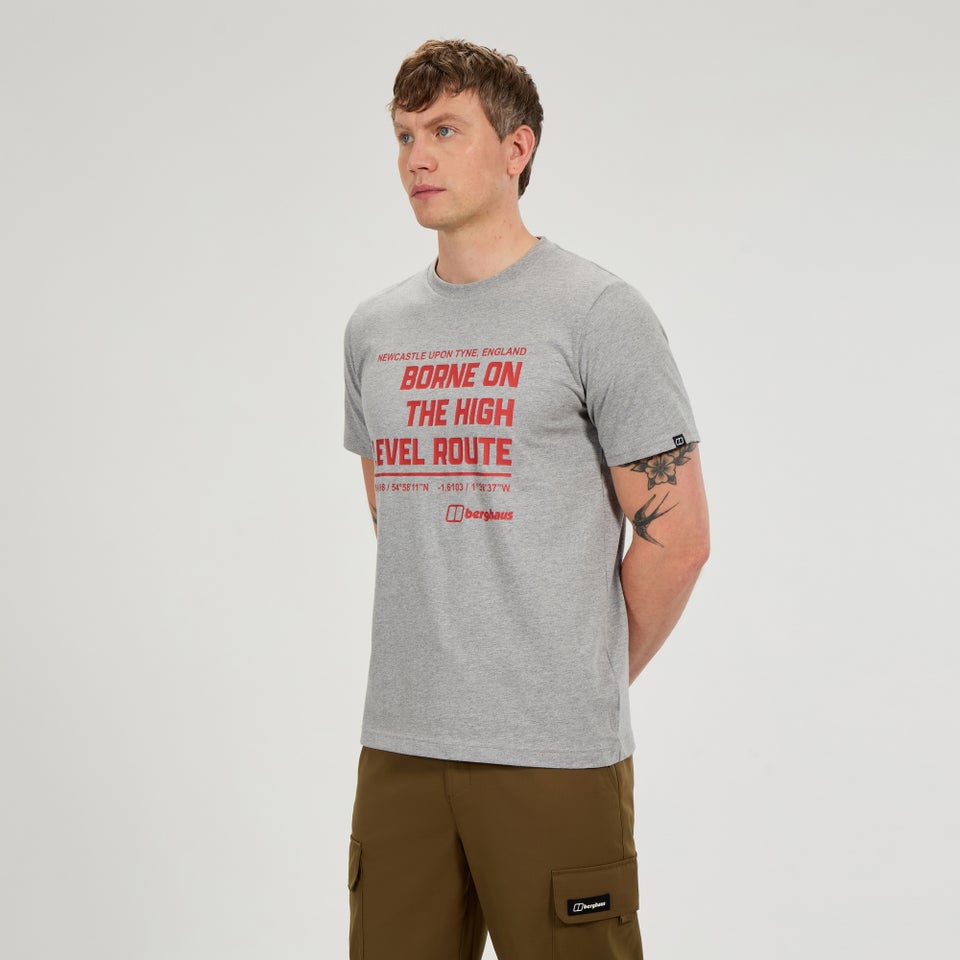 Men's High Level Route Tee - Grey