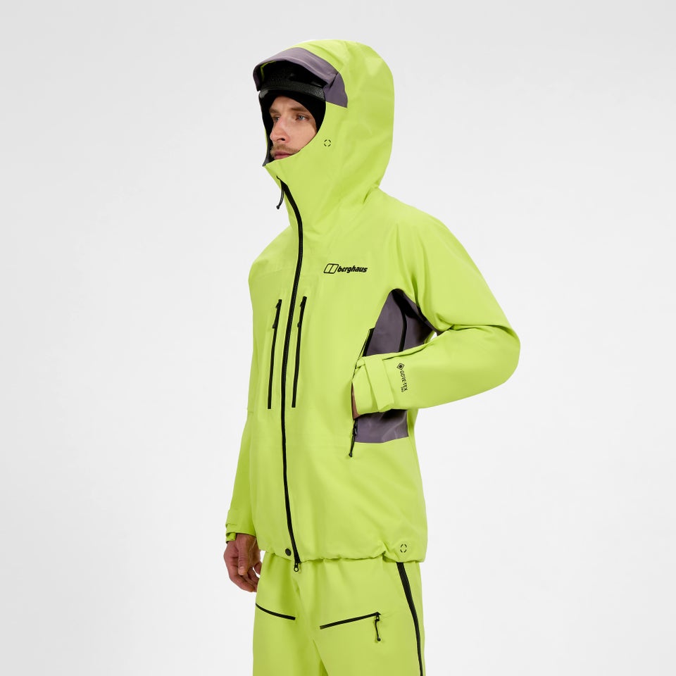 Extrem Vanguard Gore-Tex Jacke für Herren - Gelb/Lila