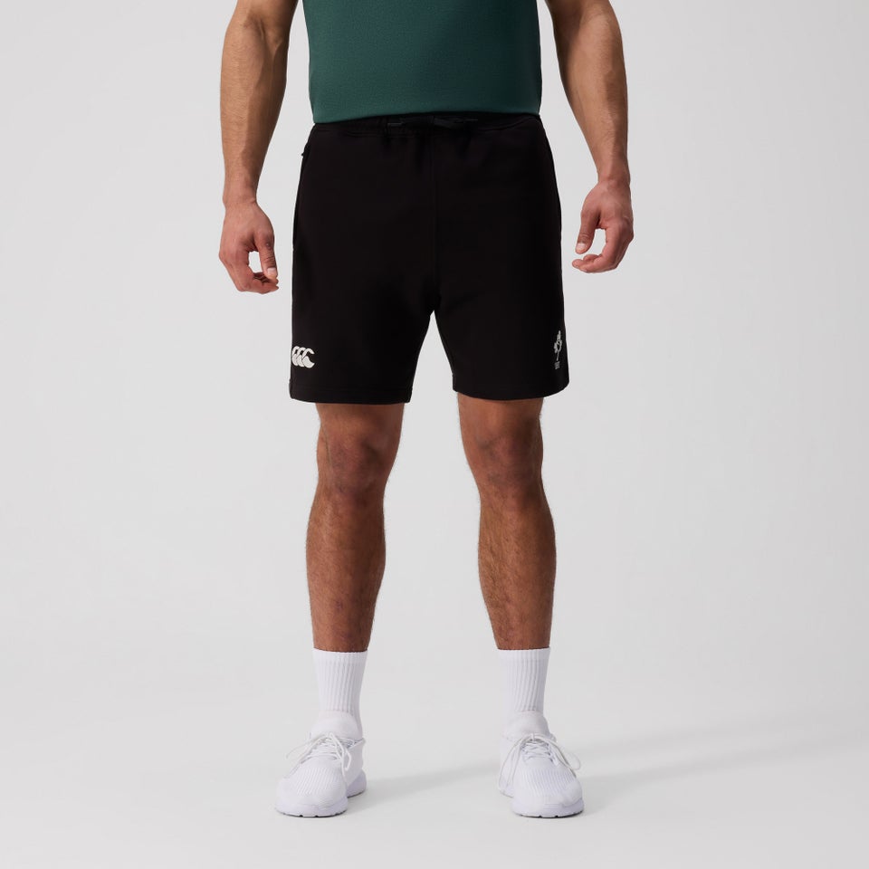 Mens Ireland 7 Inch Fleece Shorts Black