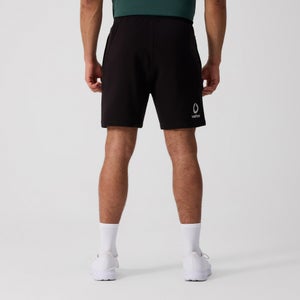 Mens Ireland 7 Inch Fleece Shorts Black