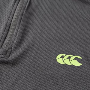 Mens Tempo+ Quarter-Zip Training Top Black