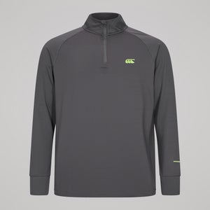 Mens Tempo+ Quarter-Zip Training Top Black