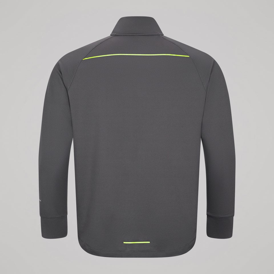 Mens Tempo+ Quarter-Zip Training Top Black