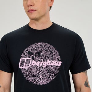 Map Of The Toon T-Shirt für Herren - Schwarz