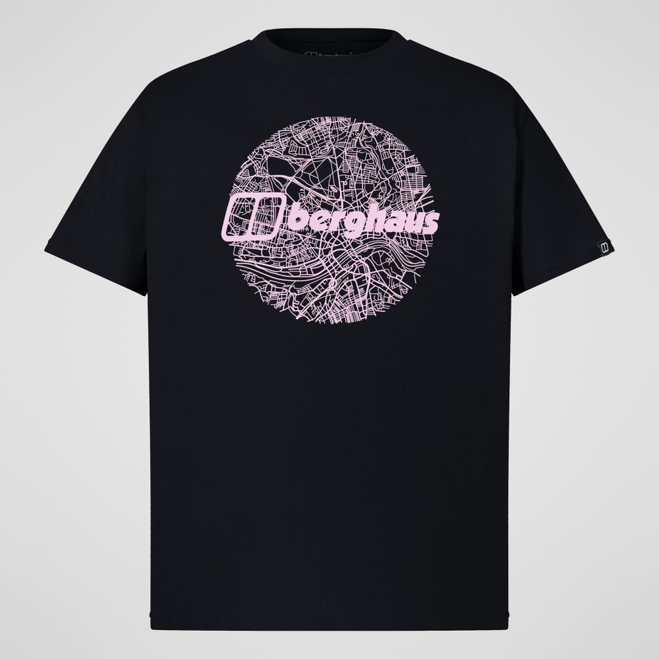 Men's Map Of The Toon Tee - Black