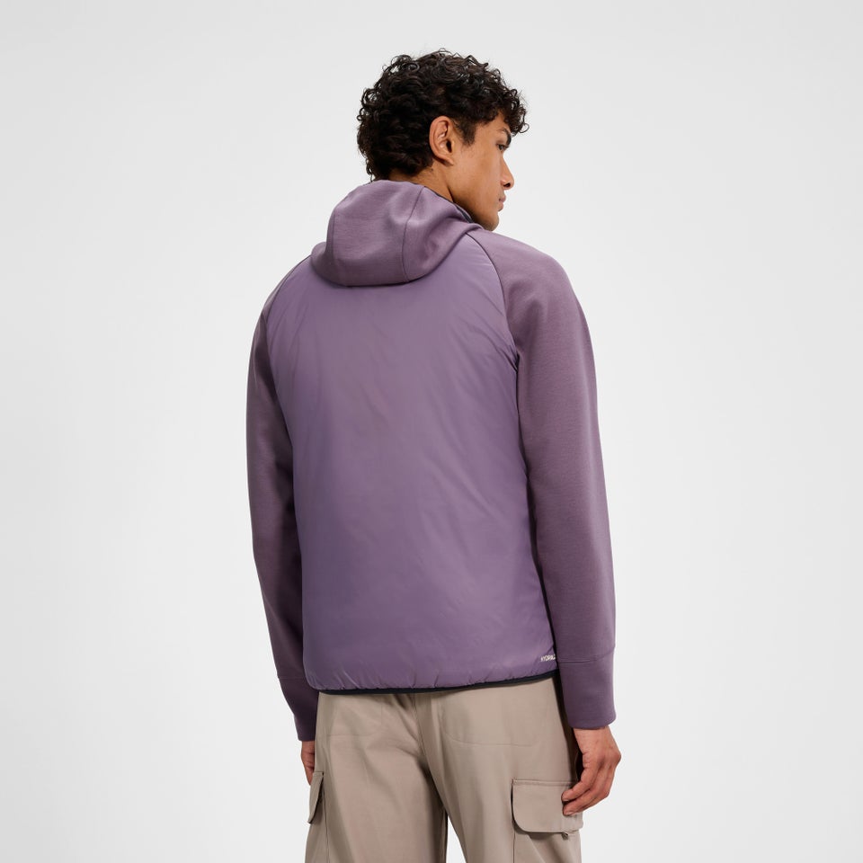 Men's Trawden Hybrid Hooded Jacket  - Purple