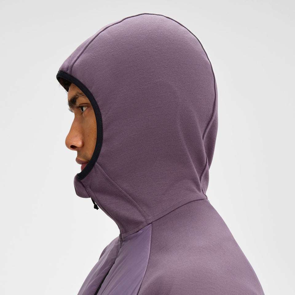 Men's Trawden Hybrid Hooded Jacket  - Purple