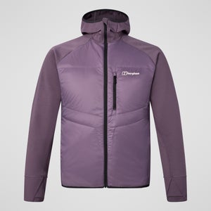 Men's Trawden Hybrid Hooded Jacket  - Purple