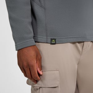 Men's Prism Micro Half Zip Polartec Fleece - Grey