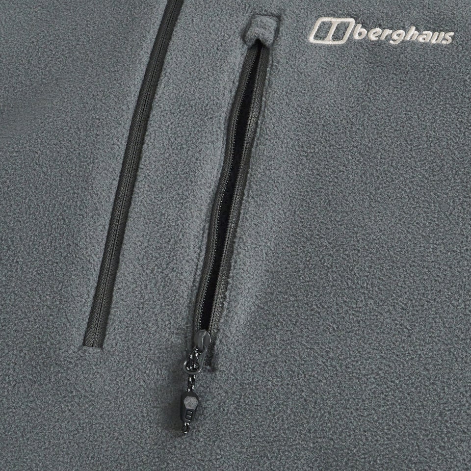 Men's Prism Micro Half Zip Polartec Fleece  - Grey