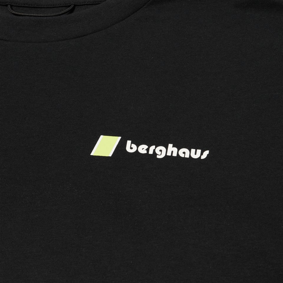 Unisex Pioneer Circular Logo Tee - Jet Black