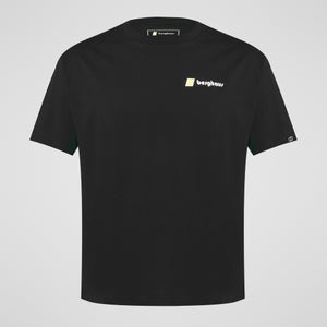 BERGHAUS U PIONEER CIRCULAR LOGO TEE BLK/BLK - 2XL