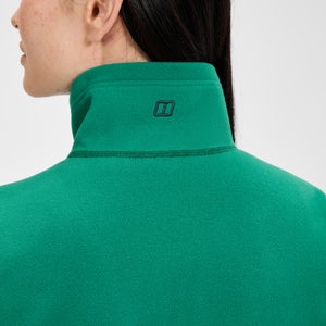 Women's Prism 2.0 Micro Half Zip Polartec Fleece  - Green