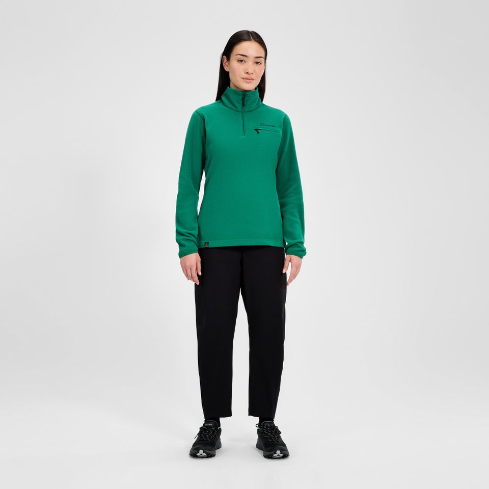 Women's Prism 2.0 Micro Half Zip Polartec Fleece  - Green