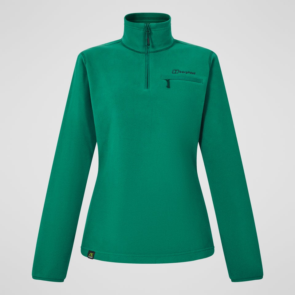 Women's Prism 2.0 Micro Half Zip Polartec Fleece  - Green