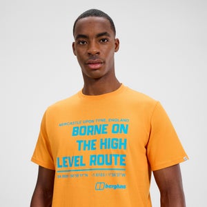 Men's High Level Route Tee - Orange