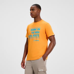 Men's High Level Route Tee - Orange