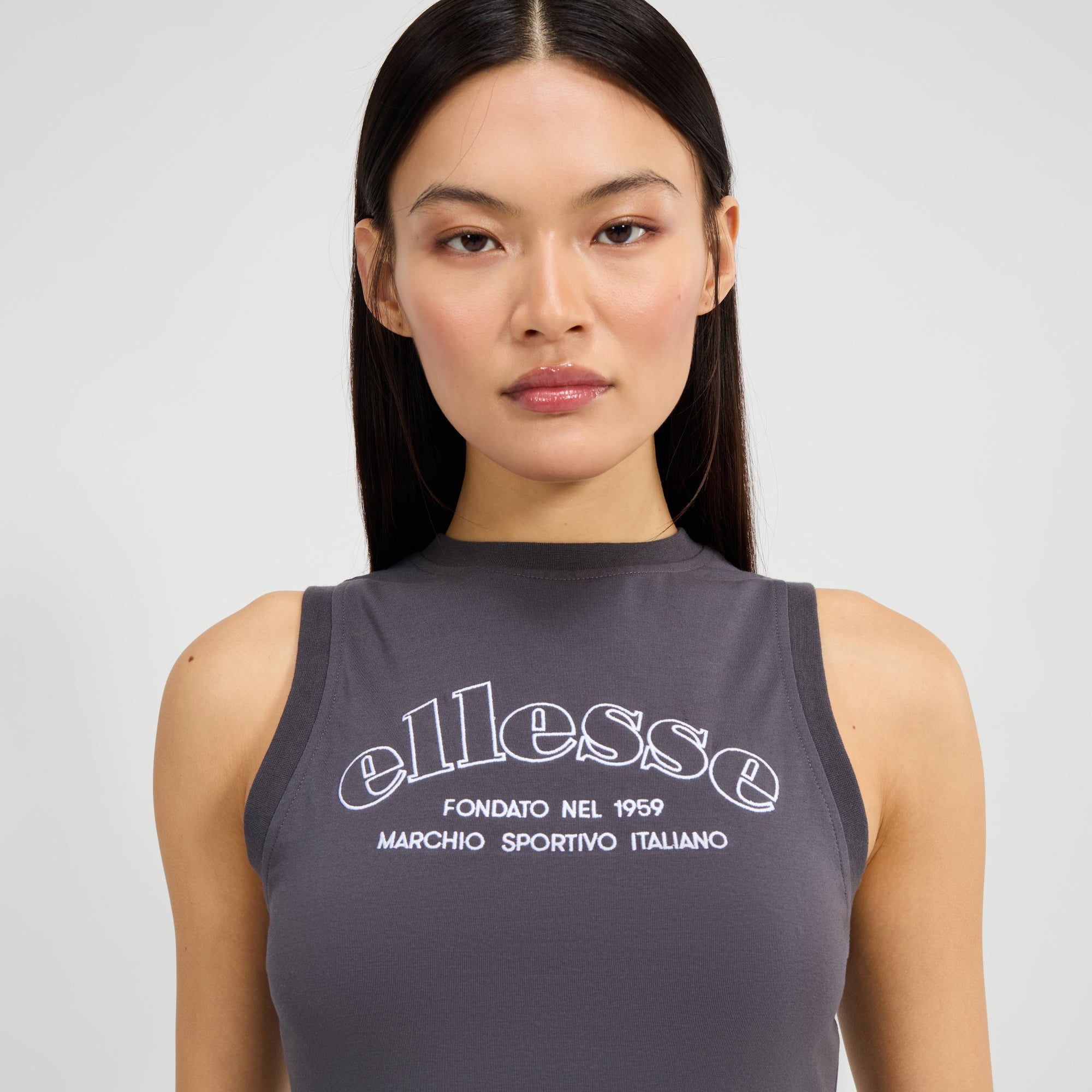 Women's Brixen Top Dark Grey | ellesse UK