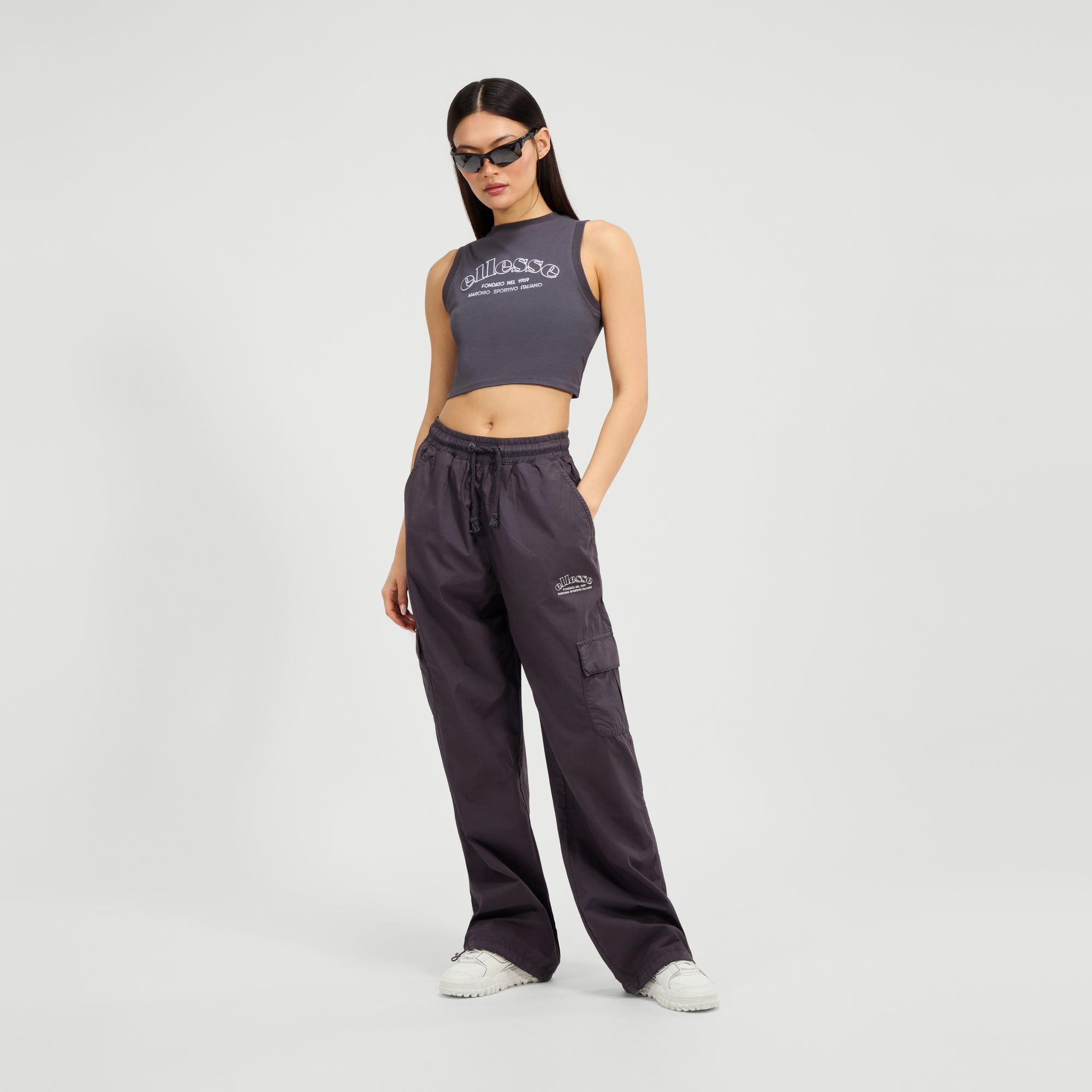 Women's Brixen Top Dark Grey | ellesse UK