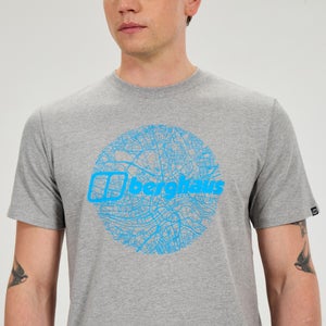 Men's Map Of The Toon Tee - Grey