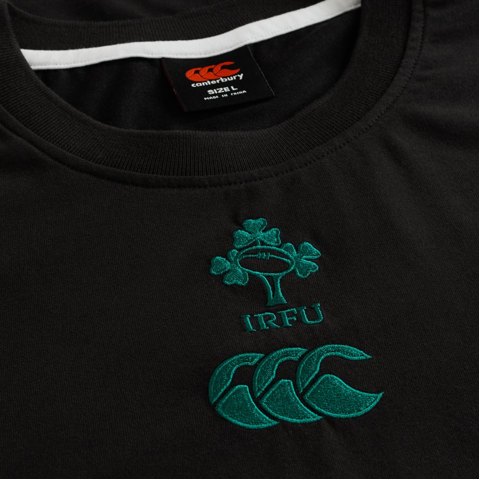Mens Ireland Team Cotton Tee Black