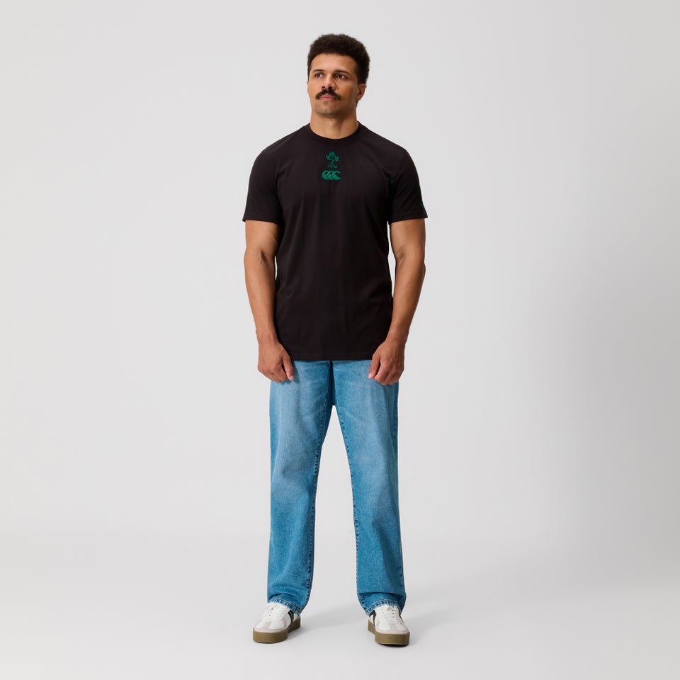Mens Ireland Team Cotton Tee Black