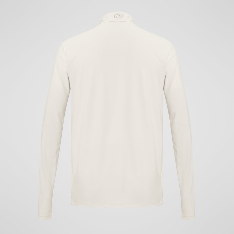 Men's  24/7 Half Zip Long Sleeve Tech Tee - Grey