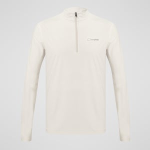 24/7 Half Zip Langarm-Shirt für Herren - Grau