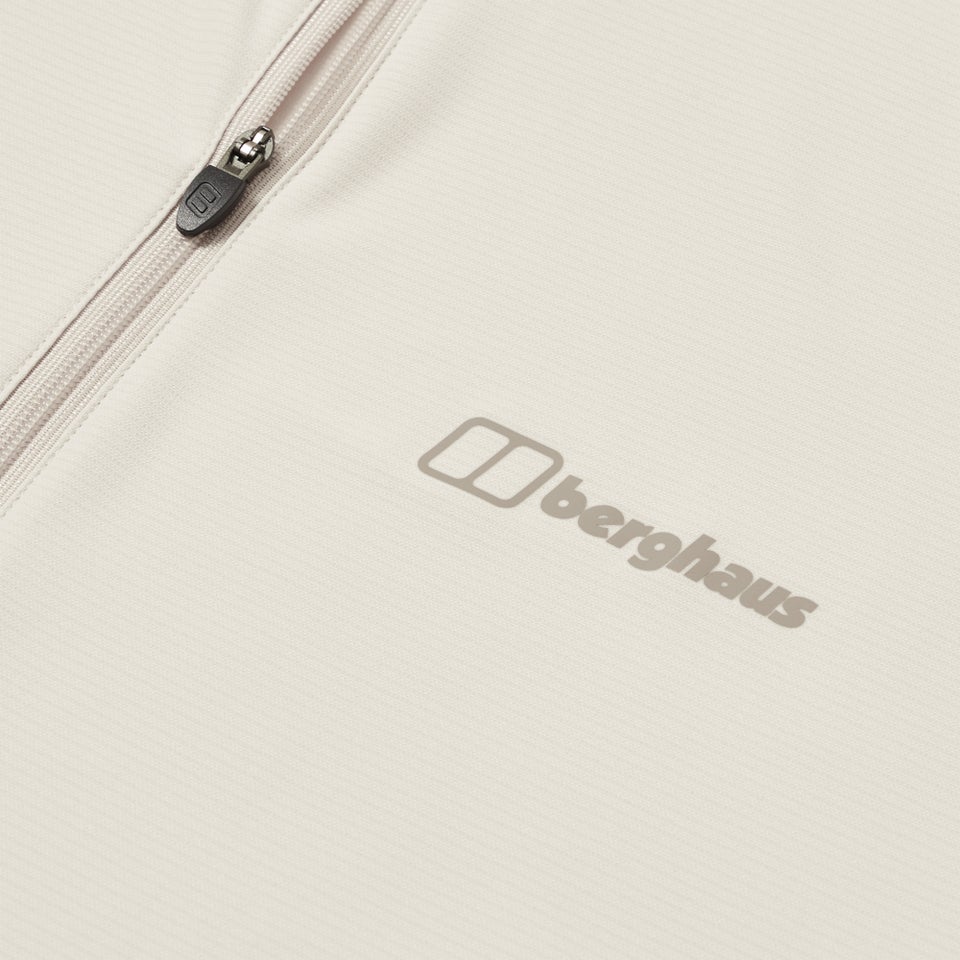 24/7 Half Zip Langarm-Shirt für Herren - Grau