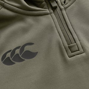 CANTERBURY IRE OH ZIP TRAINING HOODY K JU GREEN/BLA