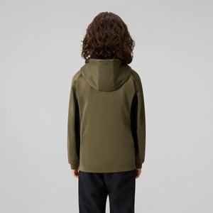 CANTERBURY IRE OH ZIP TRAINING HOODY K JU GREEN/BLA