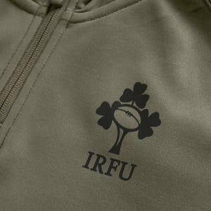 CANTERBURY IRE OH ZIP TRAINING HOODY K JU GREEN/BLA